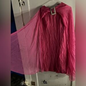 Hot pink vintage dress